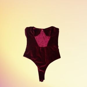 Burgundy Bodysuit
